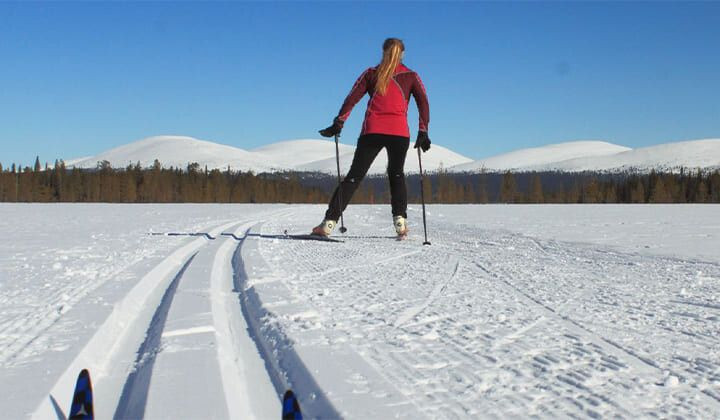 Ski de fond sur le Felltrek - Laponie finlandaise - Finlande