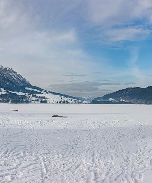 © Ars Ulrikusch, Adobe Stock Lac de Walchsee en hiver