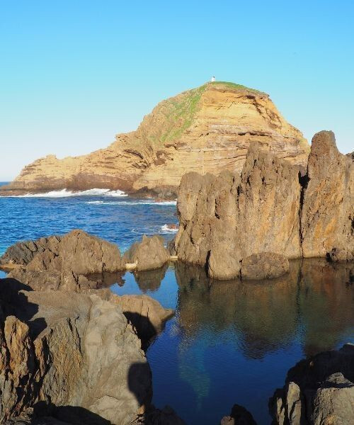Porto da Cruz et rocher de l'Aigle - Madère - Portugal