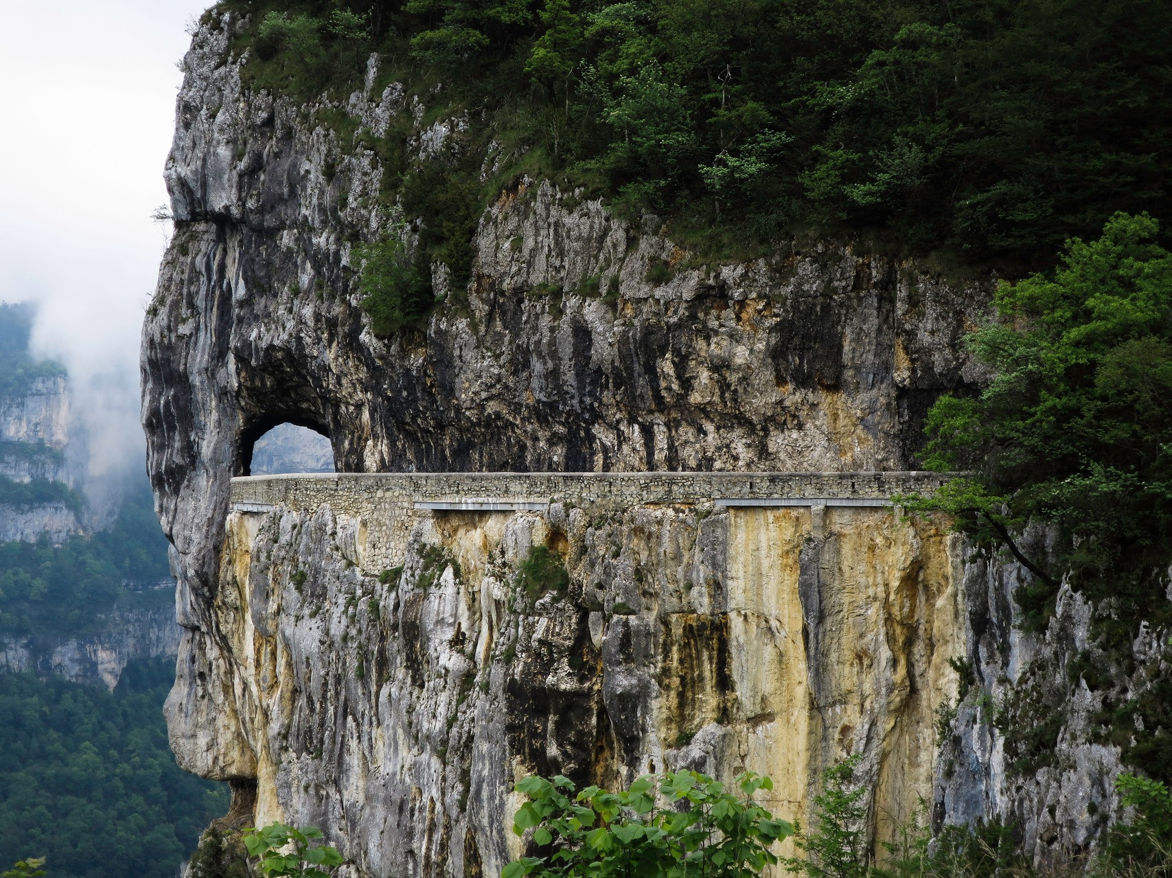 Route en corniche de Combe Laval - Vercors - Drôme