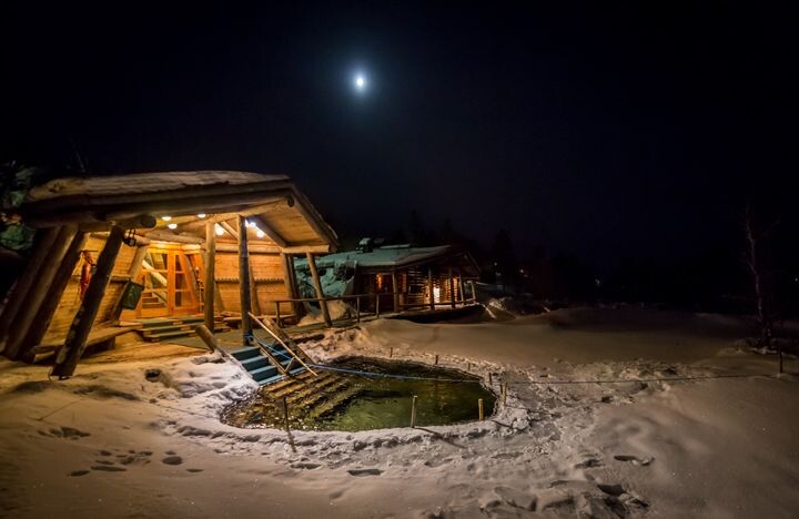 Sauna van het Noordse centrum van Kiilopää