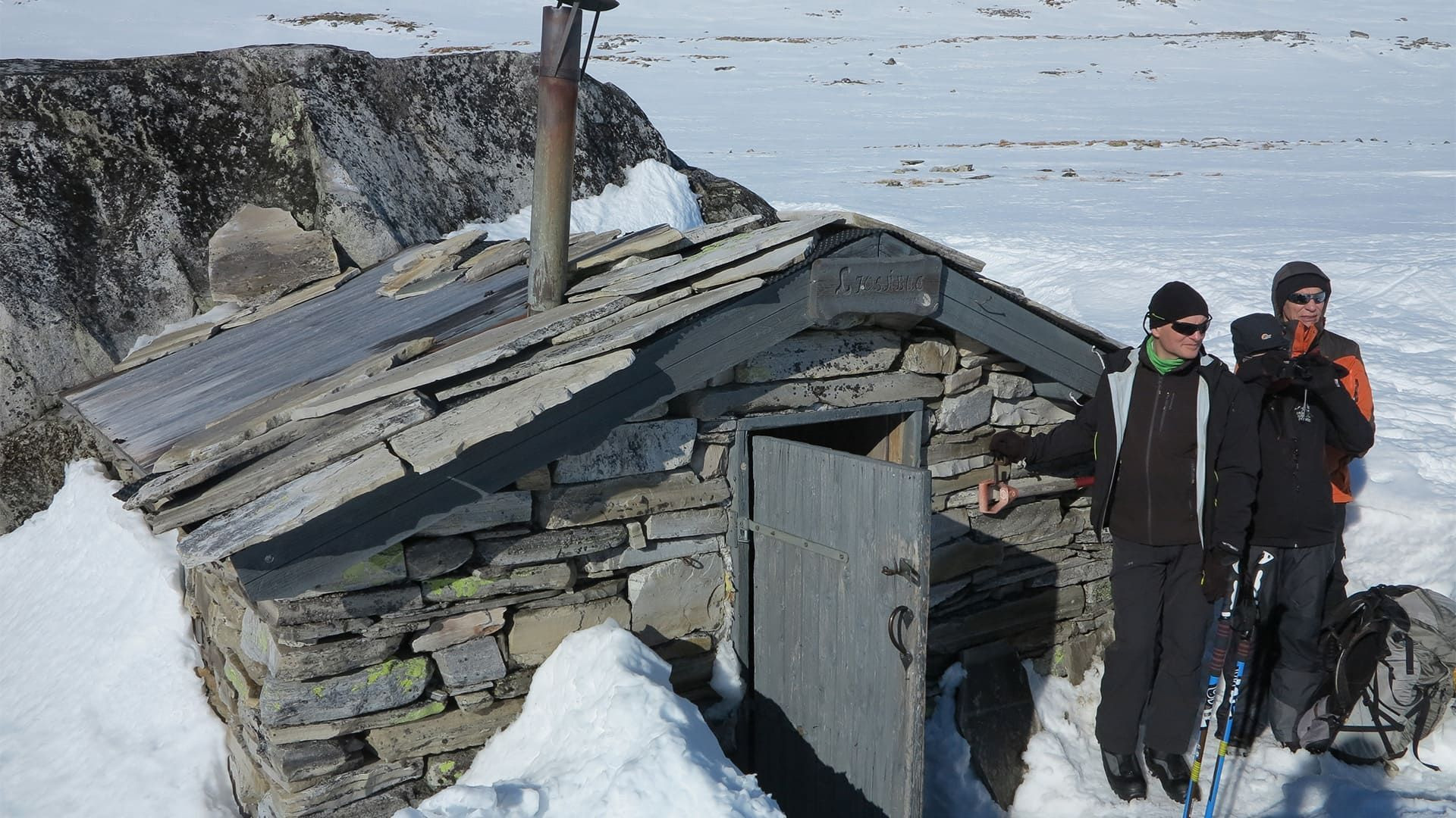 Refuge en pierre dans le Rondane - Norvège