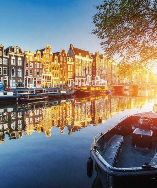 Maisons typiques d'Amsterdam - Pays-Bas